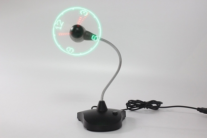 Programmable USB LED Fan Clock