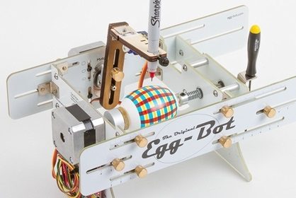 Diy Egg Designing Robot