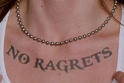 “No Ragrets” Bumper Sticker